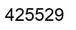 Número 425529 imagen negro