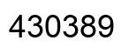 Número 430389 imagen negro