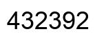 Número 432392 imagen negro