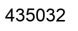 Número 435032 imagen negro