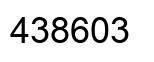 Número 438603 imagen negro