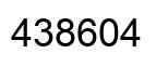 Número 438604 imagen negro