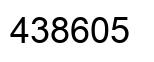 Número 438605 imagen negro