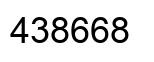 Número 438668 imagen negro