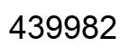 Número 439982 imagen negro