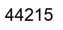 Número 44215 imagen negro