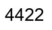 Número 4422 imagen negro