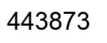 Número 443873 imagen negro