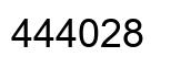 Número 444028 imagen negro