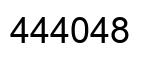 Number 444048 black image