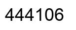 Number 444106 black image