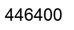 Number 446400 black image