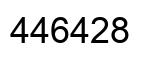 Number 446428 black image