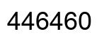 Número 446460 imagen negro