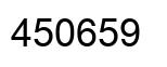 Number 450659 black image