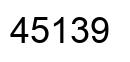 Número 45139 imagen negro