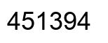 Número 451394 imagen negro