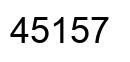 Number 45157 black image