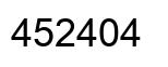 Número 452404 imagen negro