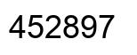 Número 452897 imagen negro
