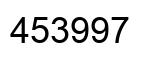 Número 453997 imagen negro
