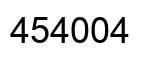 Número 454004 imagen negro