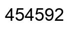 Número 454592 imagen negro
