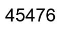 Number 45476 black image