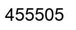 Number 455505 black image