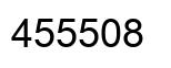Number 455508 black image