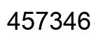 Número 457346 imagen negro