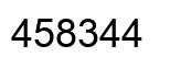 Number 458344 black image