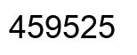 Número 459525 imagen negro