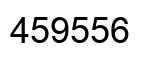 Number 459556 black image