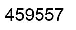 Number 459557 black image
