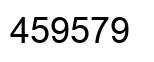 Número 459579 imagen negro