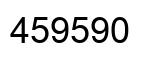 Number 459590 black image