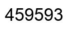 Number 459593 black image