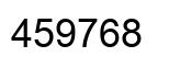 Número 459768 imagen negro