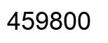 Number 459800 black image
