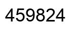 Number 459824 black image