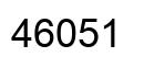 Número 46051 imagen negro