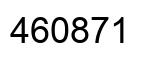 Number 460871 black image