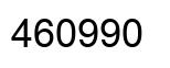 Número 460990 imagen negro