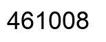 Number 461008 black image