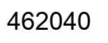 Número 462040 imagen negro