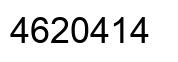 Número 4620414 imagen negro
