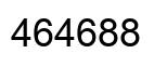 Número 464688 imagen negro