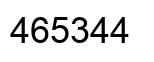 Number 465344 black image