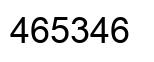 Número 465346 imagen negro